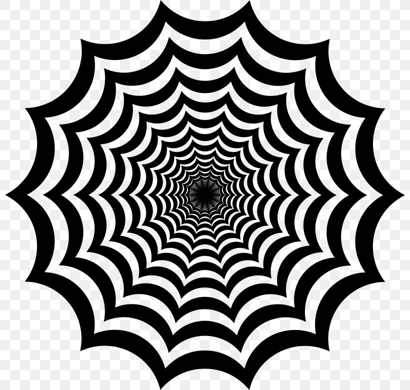 Spider-Man Spider Web T-shirt Clip Art, PNG, 800x780px, Spider, Black, Black And White, Drawing, Leaf Download Free