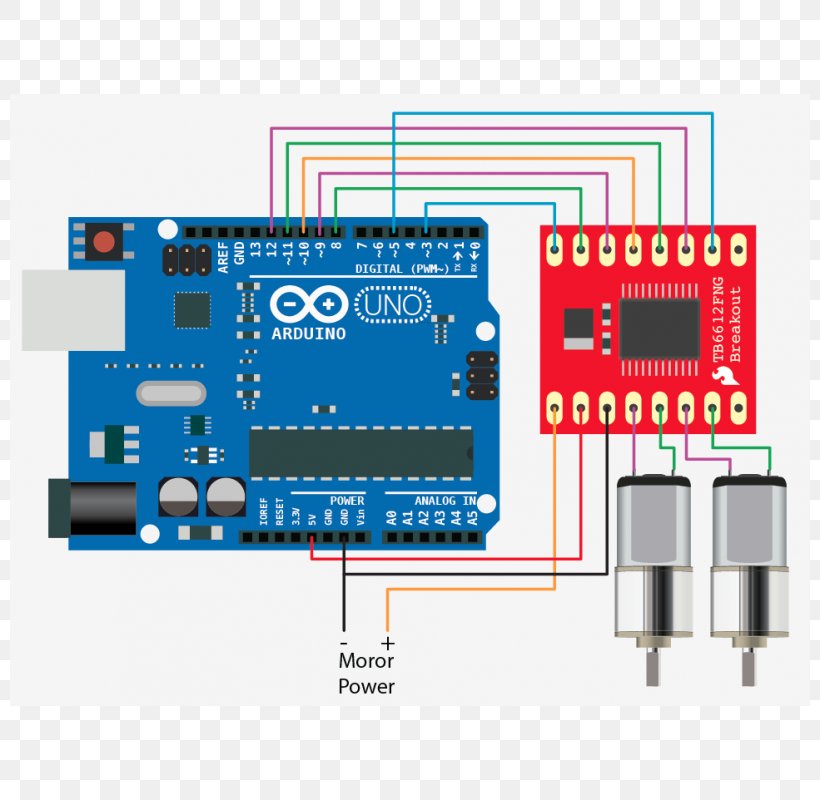 Arduino Flex Sensor Microcontroller Electronic Circuit, PNG, 800x800px, Arduino, Breadboard, Circuit Component, Dc Motor, Electrical Network Download Free
