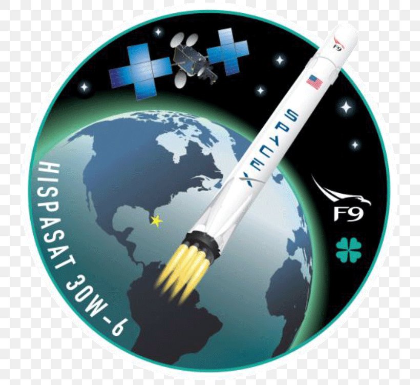 Cape Canaveral Air Force Station Space Launch Complex 40 Falcon 9 Hispasat 30W-6 SpaceX, PNG, 751x751px, Falcon 9, Communications Satellite, Earth, Falcon, Geostationary Transfer Orbit Download Free