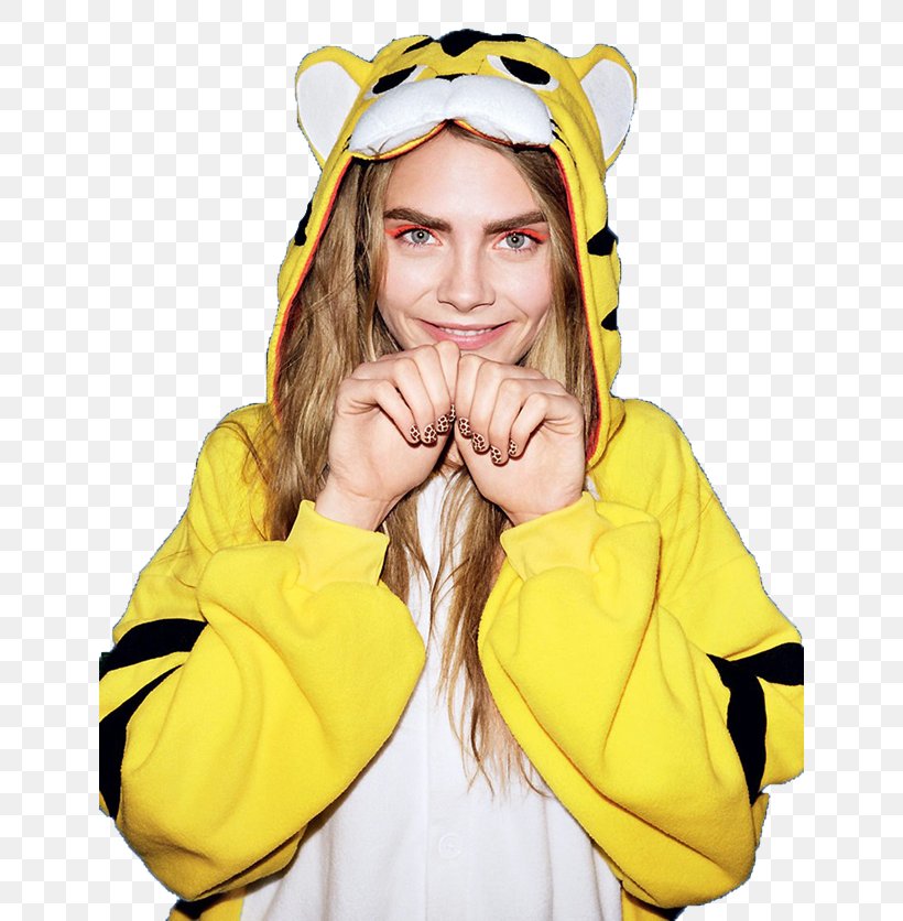 Cara Delevingne Model Onesie Fashion The Face Of An Angel, PNG, 640x836px, Watercolor, Cartoon, Flower, Frame, Heart Download Free