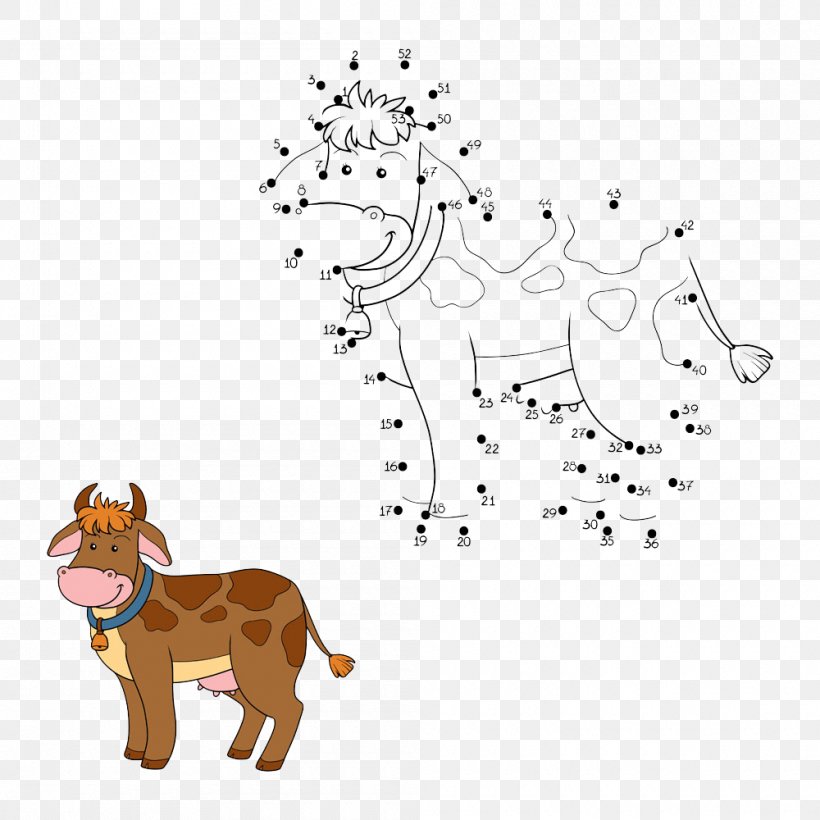 Cattle Table Sheep Number Game, PNG, 1000x1000px, Cattle, Animal, Area, Art, Carnivoran Download Free