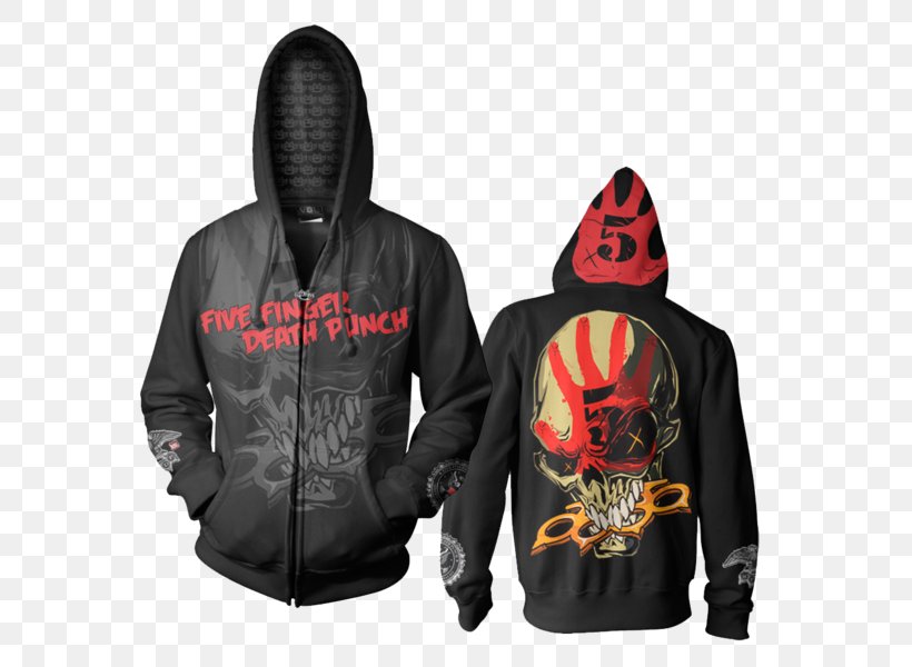 Hoodie T-shirt Sweater Zipper Five Finger Death Punch, PNG, 600x600px, Hoodie, Bluza, Brand, Clothing, Five Finger Death Punch Download Free
