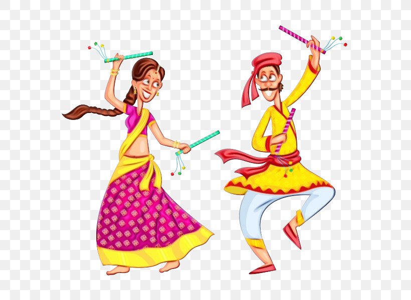 India Watercolor, PNG, 590x600px, Watercolor, Costume, Costume Design, Dance, Dance In India Download Free