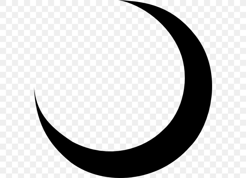 Lunar Phase Moon Lunar Eclipse Clip Art, PNG, 594x595px, Lunar Phase, Area, Black, Black And White, Crescent Download Free
