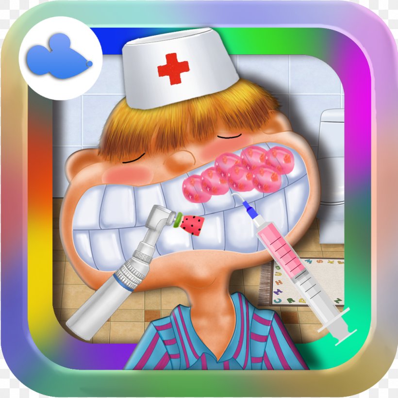 Teeth Games Crazy Dentist Doctor Dentist Kids, PNG, 1024x1024px, Watercolor, Cartoon, Flower, Frame, Heart Download Free