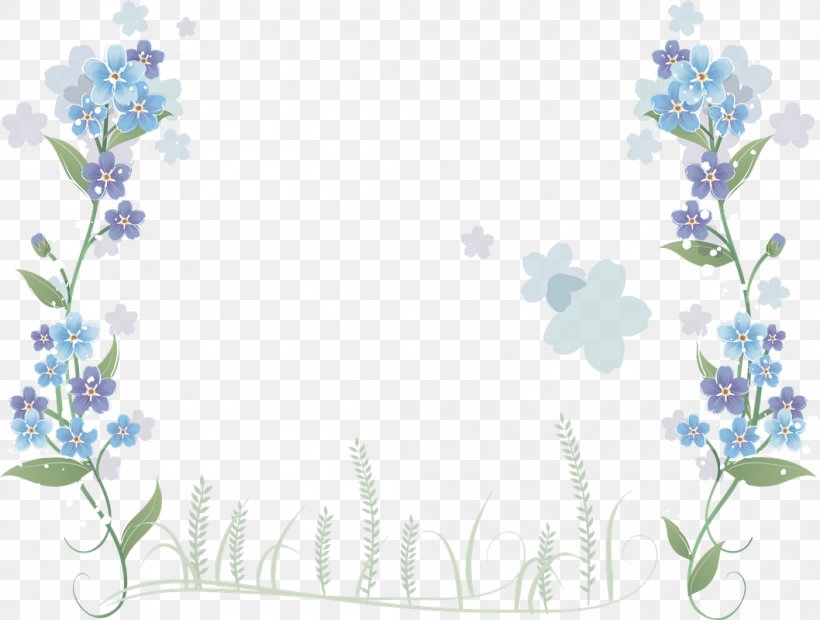 Blue Flower Clip Art, PNG, 1058x800px, Flower, Blossom, Blue, Blue Flower, Branch Download Free