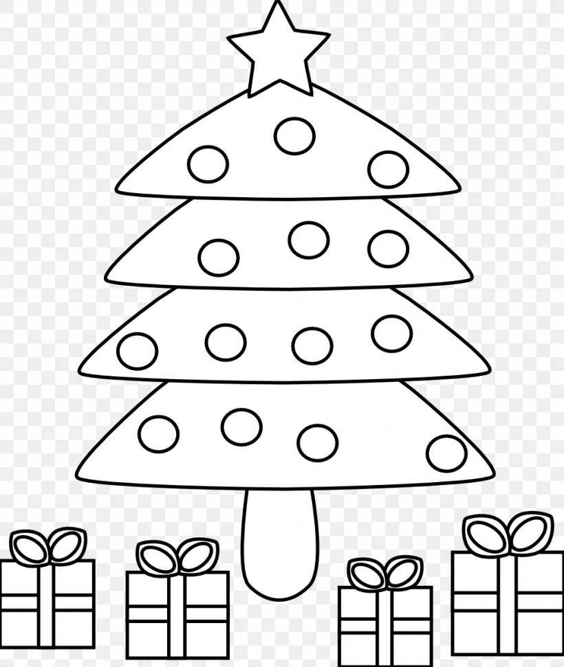 Christmas Tree Line Art Point Angle, PNG, 999x1184px, Christmas Tree, Area, Black And White, Christmas, Christmas Decoration Download Free