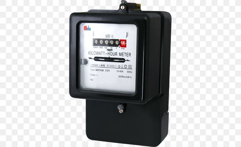 Electricity Meter Single-phase Electric Power Smart Meter Energy, PNG, 500x500px, Electricity Meter, Ampere, Electric Current, Electric Power System, Electricity Download Free