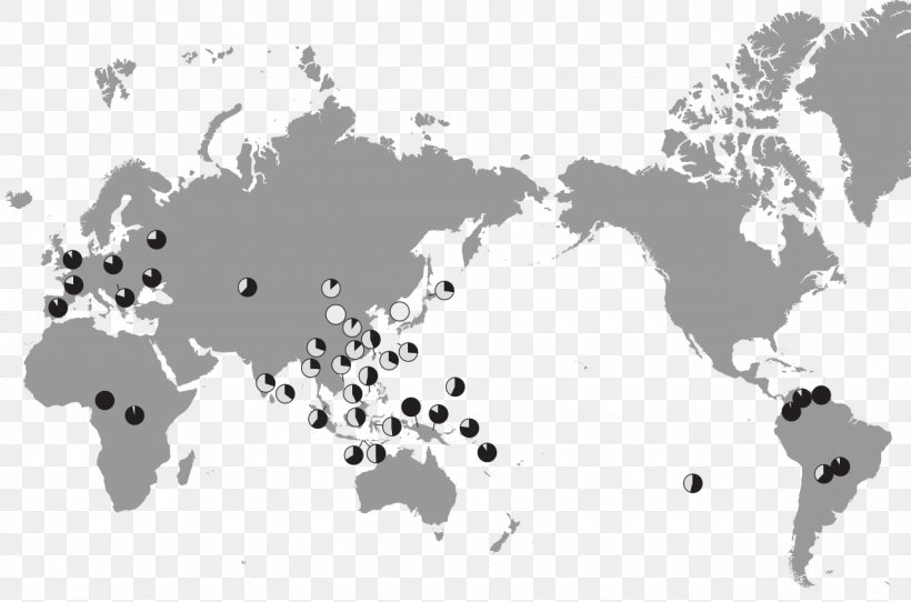 Globe World Map Miller Cylindrical Projection, PNG, 1280x847px, Globe, Black And White, Blank Map, Equirectangular Projection, Geography Download Free