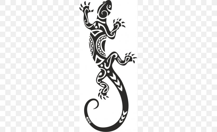Lizard Polynesia Tattoo Māori People Gecko, PNG, 500x500px, Lizard, Black And White, Body Jewelry, Common Iguanas, Eidechse Download Free