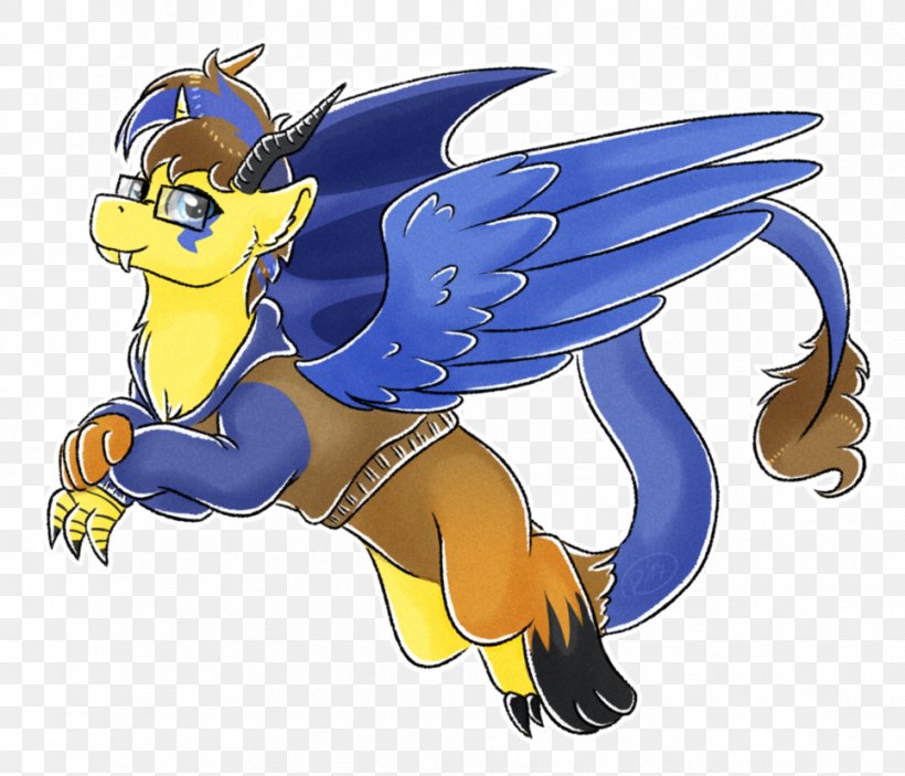 Dragon Horse Cobalt Blue Cartoon, PNG, 965x828px, Dragon, Art, Bird, Blue, Cartoon Download Free