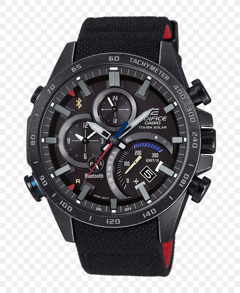 Scuderia Toro Rosso Formula 1 Casio Edifice EQB-800DB Watch Clock, PNG, 700x1000px, Scuderia Toro Rosso, Auto Racing, Black, Brand, Casio Download Free