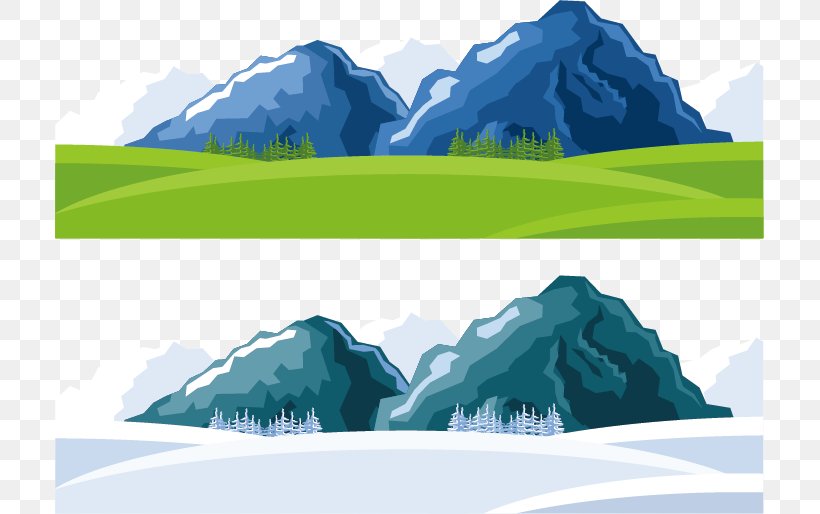 Mountain Landscape Illustration, PNG, 709x514px, Mountain, Brand, Elevation, Fukei, Hill Download Free