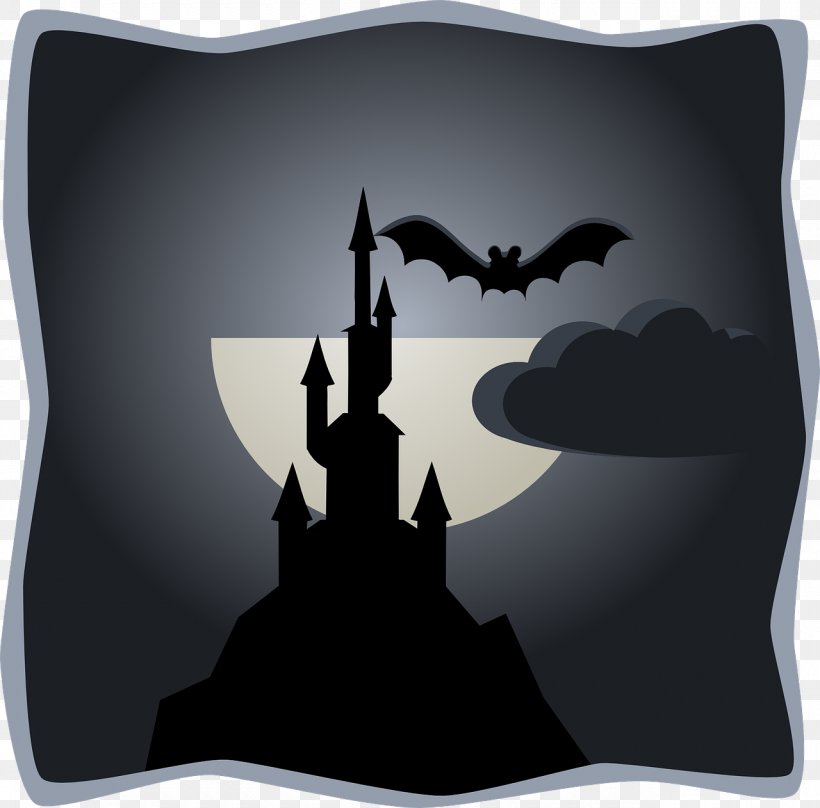 Bran Castle Clip Art Vector Graphics Image, PNG, 1280x1262px, Bran Castle, Castle, Ghost, Haunted House, Silhouette Download Free