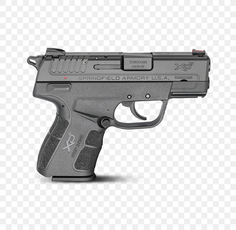 Springfield Armory HS2000 Semi-automatic Pistol 9×19mm Parabellum, PNG, 800x800px, 45 Acp, 919mm Parabellum, Springfield Armory, Air Gun, Airsoft Download Free