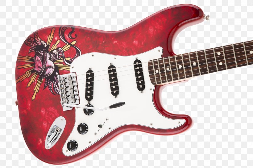 Squier Standard Stratocaster Electric Guitar Squier Vintage Modified 70's Stratocaster Fender Bullet Fender Squier Deluxe Stratocaster Electric Guitar Fender Standard Stratocaster HSS Electric Guitar, PNG, 2400x1600px, Watercolor, Cartoon, Flower, Frame, Heart Download Free