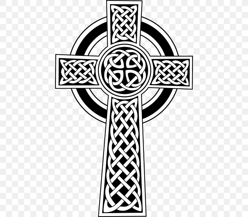 Celtic Cross Celtic Knot Celts Clip Art, PNG, 456x720px, Celtic Cross, Black And White, Celtic Knot, Celts, Christian Cross Download Free