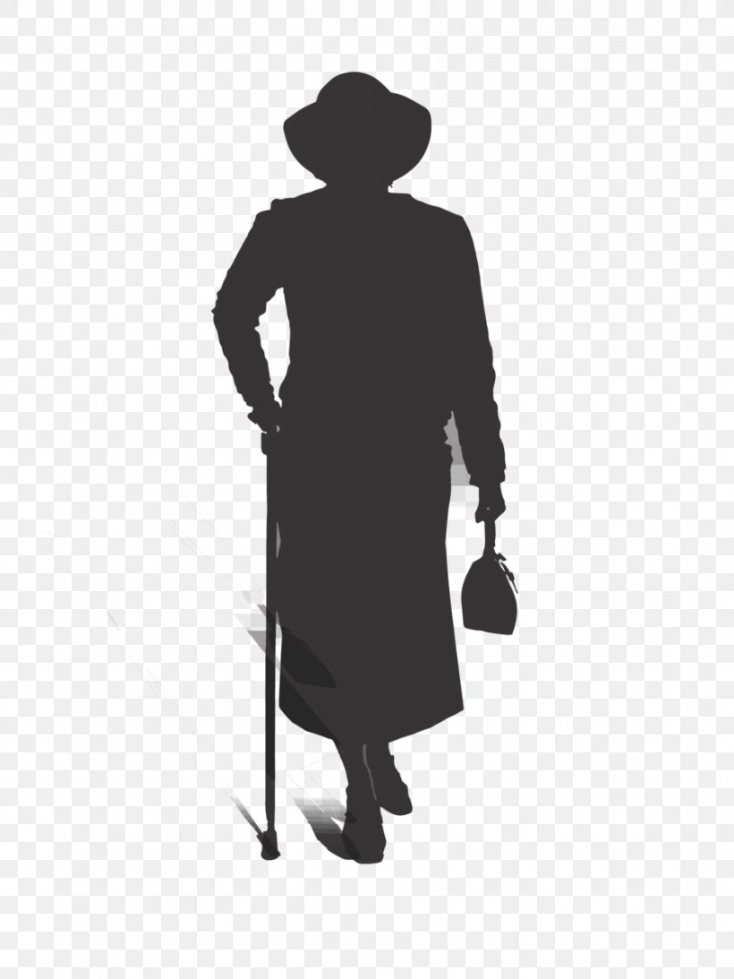 Old Age Silhouette Man, PNG, 900x1200px, Old Age, Aged Care, Art, Black, Drawing Download Free