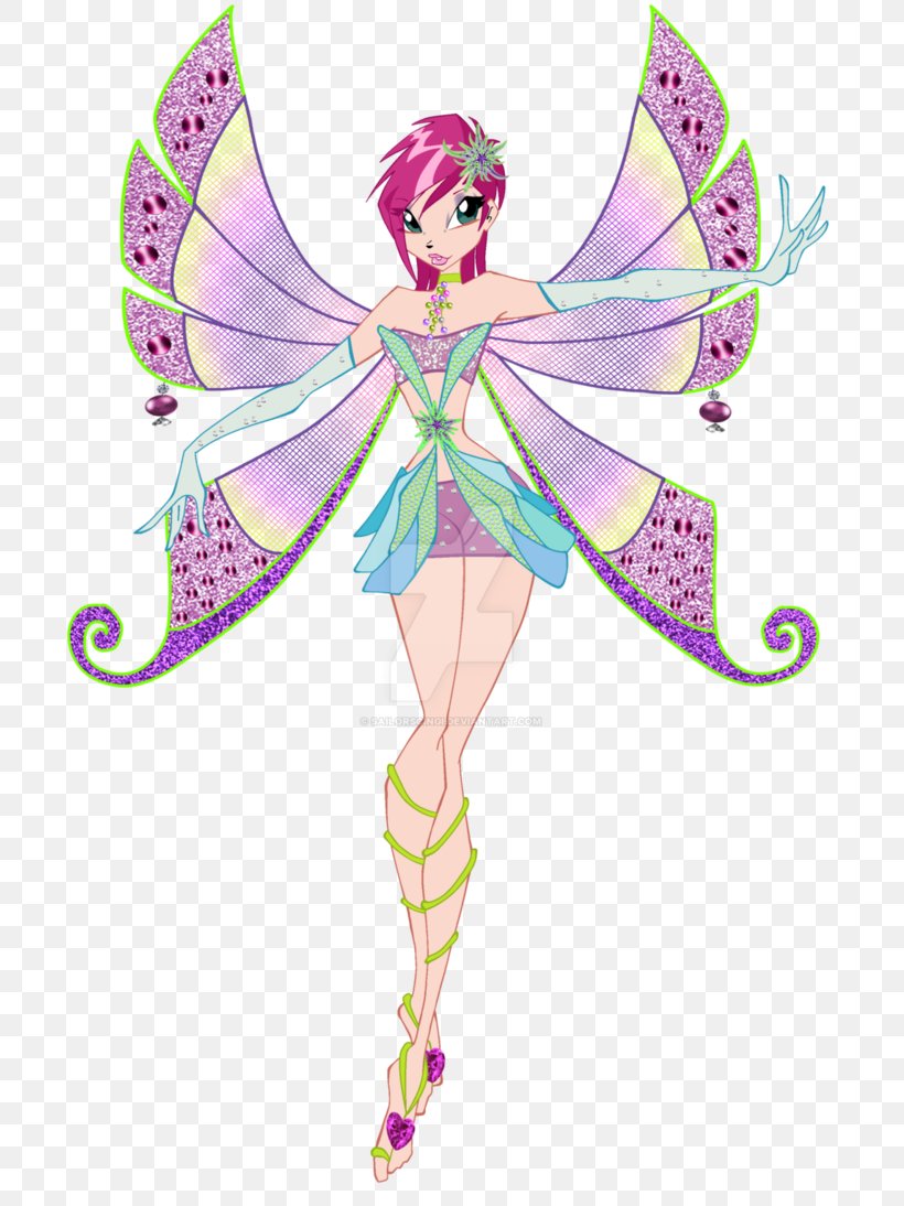 Tecna Aisha Flora Bloom Winx Club: Believix In You, PNG, 731x1094px, Watercolor, Cartoon, Flower, Frame, Heart Download Free