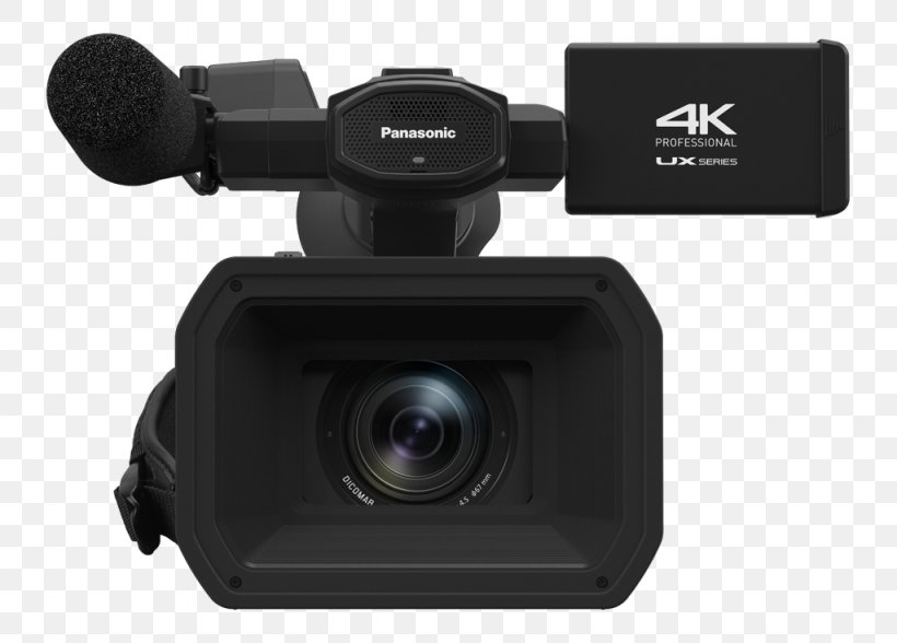 Camcorder Professional Video Camera Panasonic Video Cameras, PNG, 1024x735px, 4k Resolution, Camcorder, Camera, Camera Accessory, Camera Lens Download Free