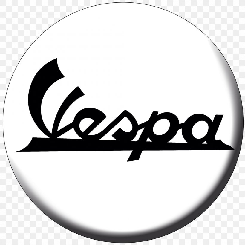 Vespa 150 Scooter Piaggio Vespa 50, PNG, 1000x1000px, Vespa, Black And White, Brand, Logo, Motorcycle Download Free