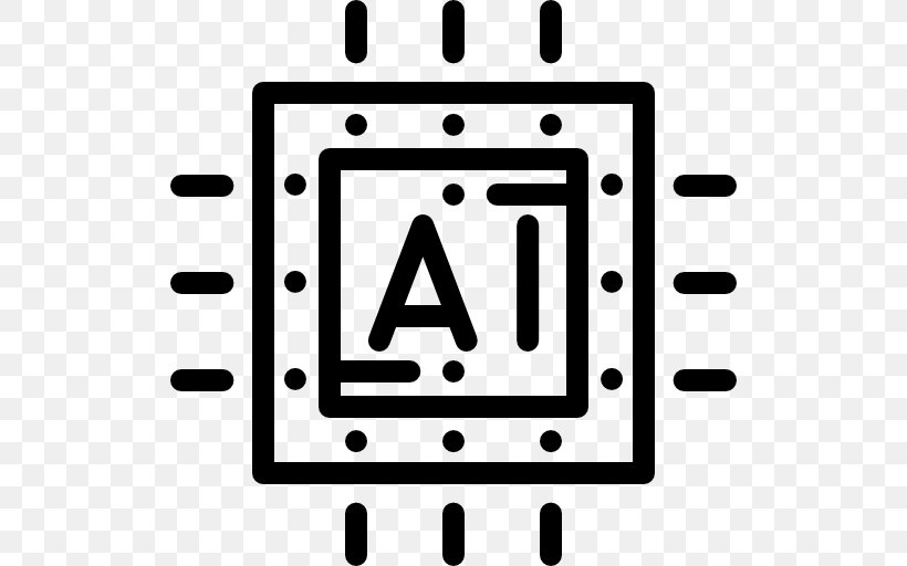 Artificial Intelligence, PNG, 512x512px, Artificial Intelligence, Area, Black And White, Brand, Central Processing Unit Download Free