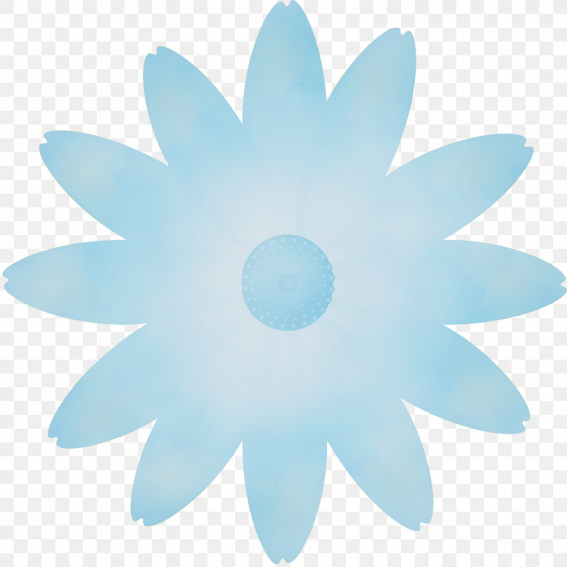 Blue White Aqua Turquoise Petal, PNG, 3000x3000px, Marguerite Flower, Aqua, Automotive Wheel System, Blue, Flower Download Free