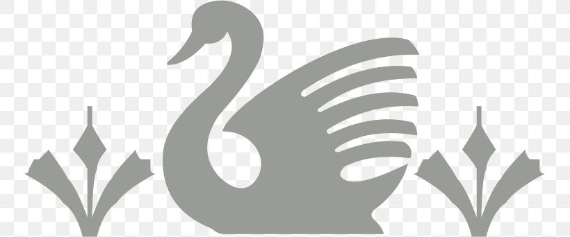 Duck Cygnini Clip Art Bird Image, PNG, 749x342px, Duck, Beak, Bird, Black And White, Brand Download Free