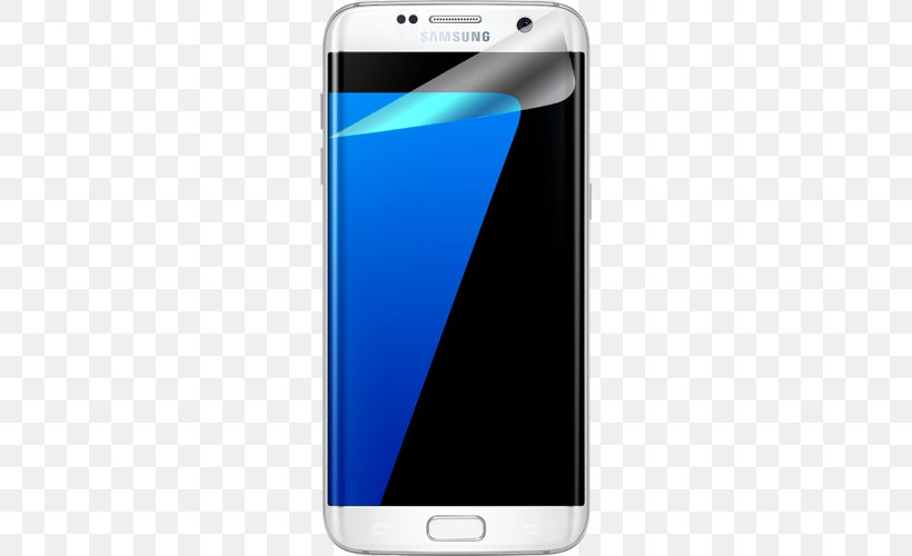Samsung GALAXY S7 Edge Telephone Smartphone Subscriber Identity Module, PNG, 500x500px, Samsung Galaxy S7 Edge, Cellular Network, Communication Device, Dual Sim, Electric Blue Download Free