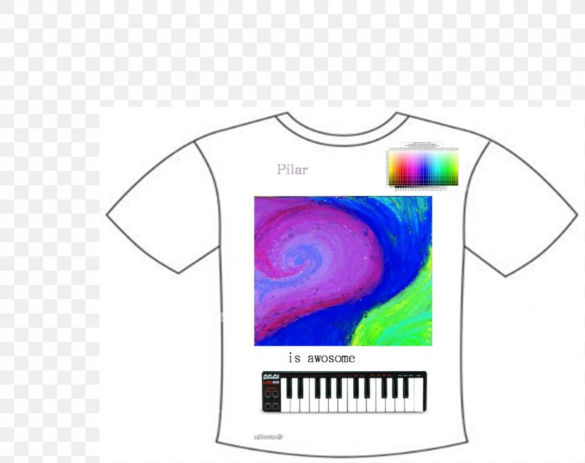 T-shirt Graphic Design Akai Professional LPK25 Sleeve Pattern, PNG, 1627x1290px, Watercolor, Cartoon, Flower, Frame, Heart Download Free