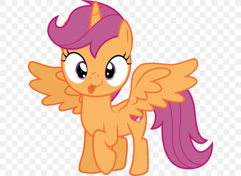 Scootaloo Pony Sweetie Belle Twilight Sparkle Winged Unicorn, PNG, 630x600px, Watercolor, Cartoon, Flower, Frame, Heart Download Free