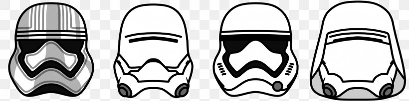 Stormtrooper Clone Trooper Motorcycle Helmets First Order Captain Phasma, PNG, 1600x400px, Stormtrooper, Art, Automotive Design, Black And White, Captain Phasma Download Free