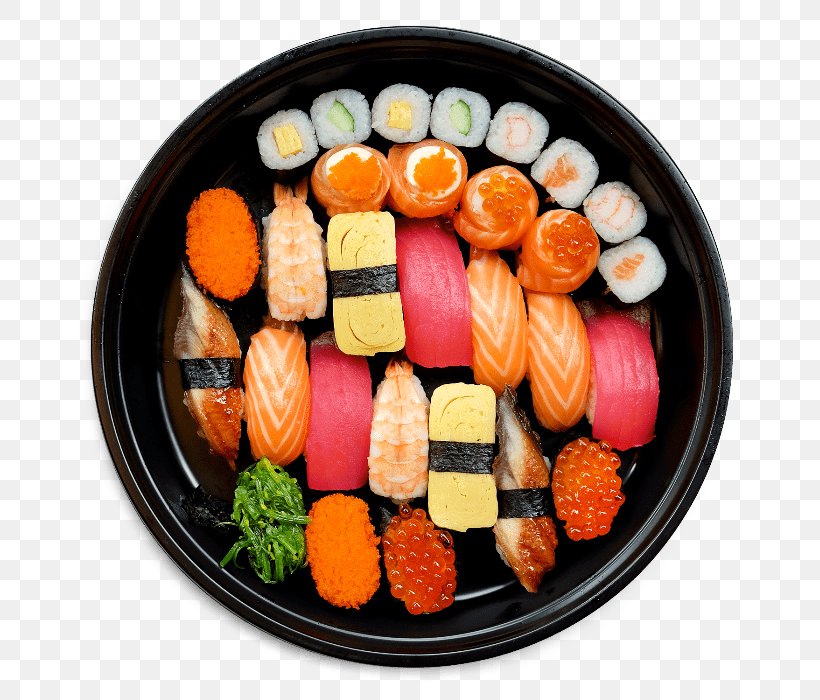 Sushi, PNG, 700x700px, Dish, Comfort Food, Cuisine, Food, Garnish Download Free