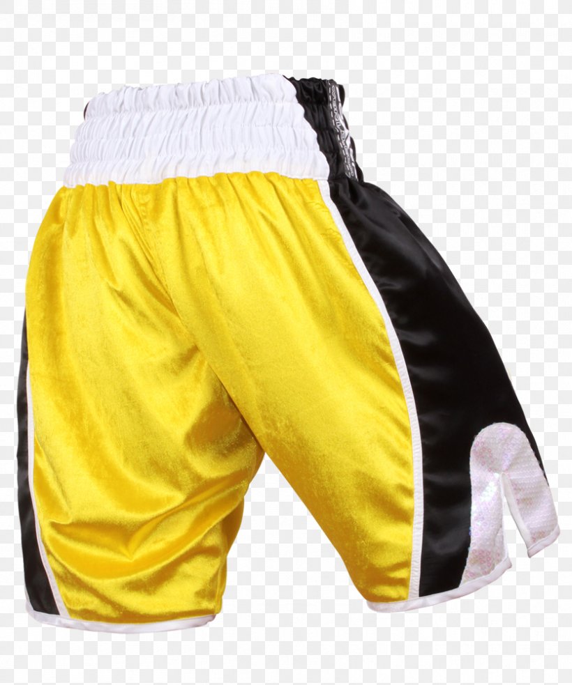 Trunks Hockey Protective Pants & Ski Shorts Boxing Yellow, PNG, 834x1000px, Trunks, Active Shorts, Ball, Boxer Shorts, Boxing Download Free