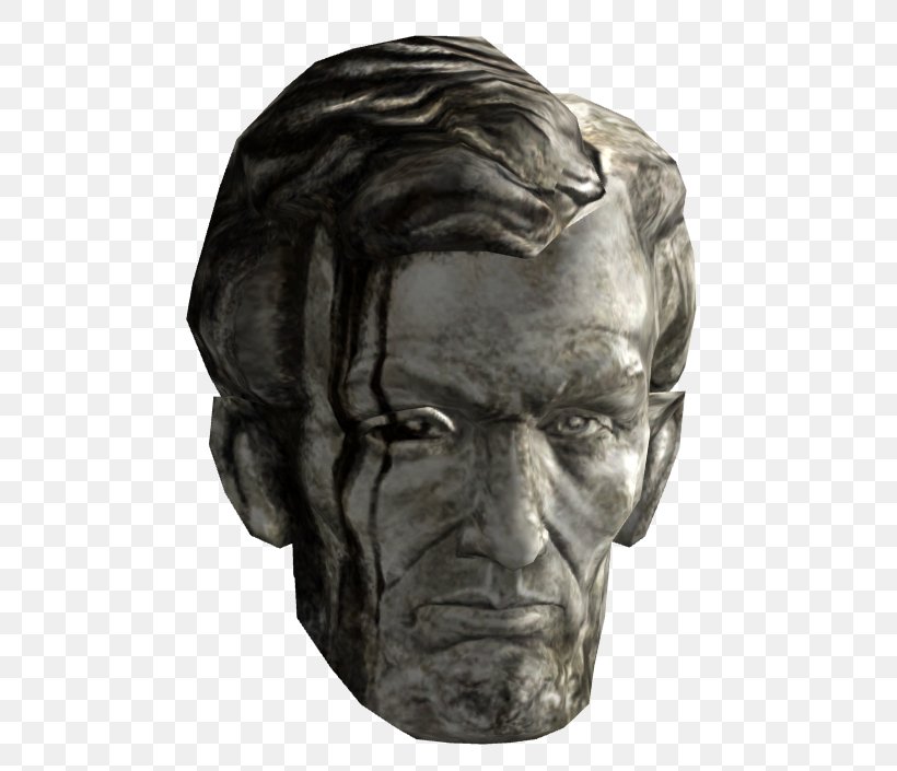 Abraham Lincoln Lincoln Memorial Fallout 3 Fallout 4 The Vault, PNG, 519x705px, Abraham Lincoln, Bust, Classical Sculpture, Fallout, Fallout 3 Download Free