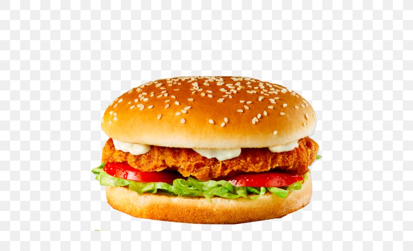 Hamburger Veggie Burger Vegetarian Cuisine French Fries Vegetable, PNG, 500x500px, Hamburger, American Food, Baked Goods, Biryani, Breakfast Sandwich Download Free