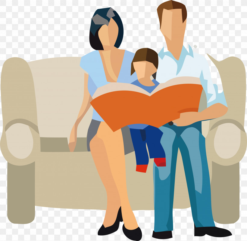 Family Day Happy Family Day International Family Day, PNG, 3000x2931px, Family Day, Cartoon, Conversation, Furniture, Gesture Download Free