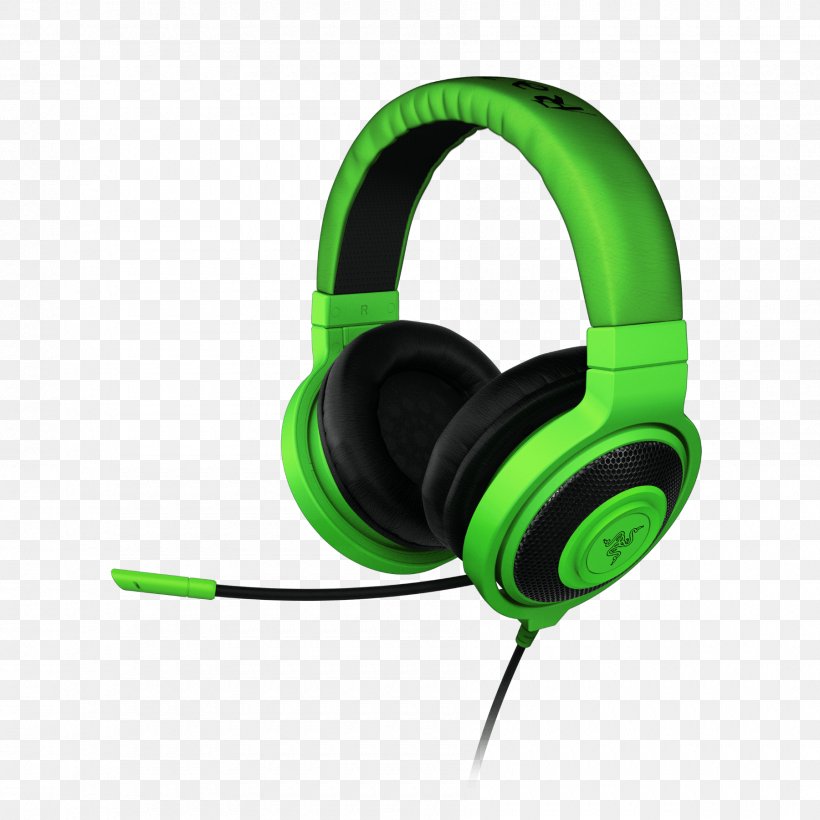 Razer Kraken Pro 2015 Headphones Razer Kraken Pro Neon, PNG, 1800x1800px, 71 Surround Sound, Razer Kraken Pro, Analog Signal, Audio, Audio Equipment Download Free