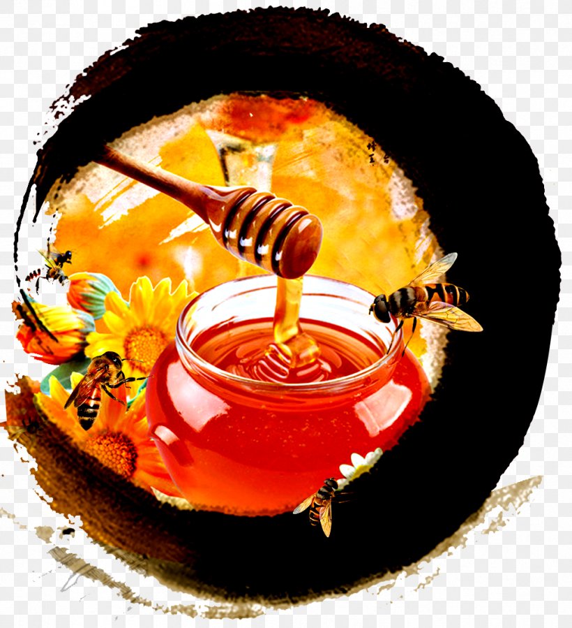Tea Honey Bee Honey Bee, PNG, 1004x1101px, Tea, Bee, Cayenne Pepper, Cuisine, Dish Download Free