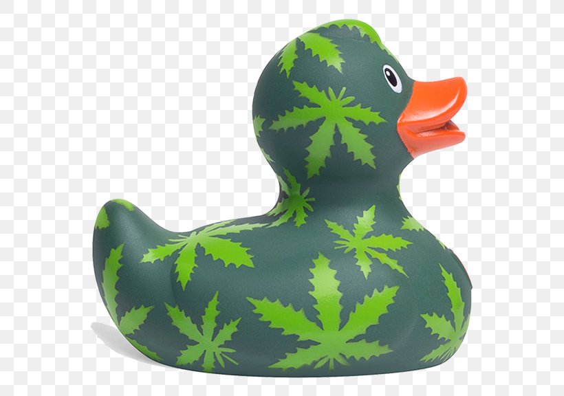 Hemp Cannabis Quacker Rubber Duck, PNG, 576x576px, Hemp, Beak, Bird, Bud Ducks, Cannabidiol Download Free