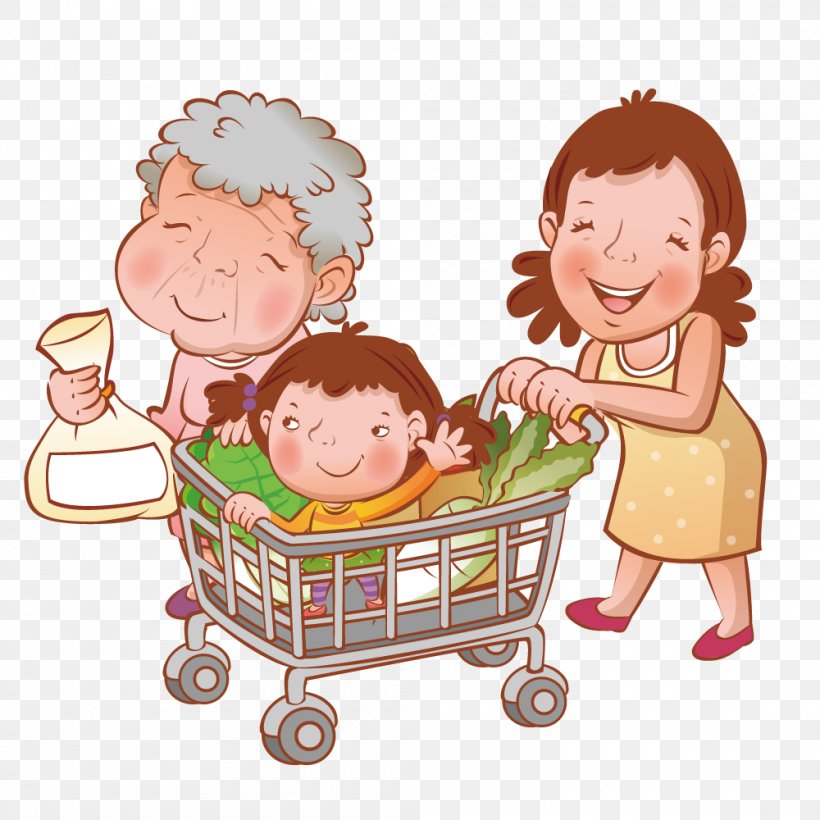 Shopping Family Child, PNG, 1000x1000px, Shopping, Boy, Child, Eating, Family Download Free