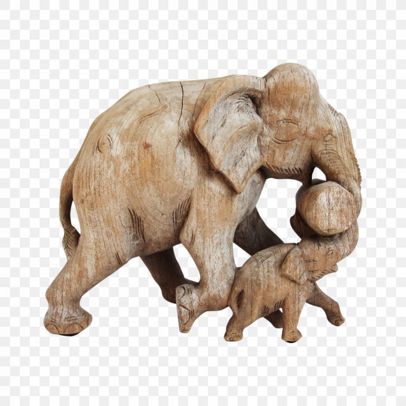 Indian Elephant African Elephant Sculpture Figurine, PNG, 1200x1200px, Indian Elephant, African Elephant, Animal, Animal Figure, Elephant Download Free