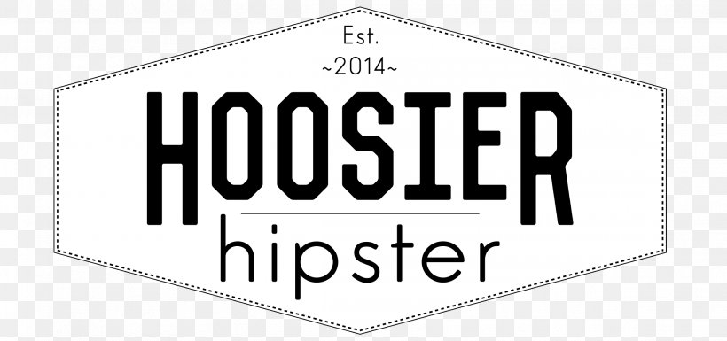 Logo Product Design Brand Hoosier, PNG, 2302x1083px, Logo, Area, Brand, Hipster, Hoosier Download Free