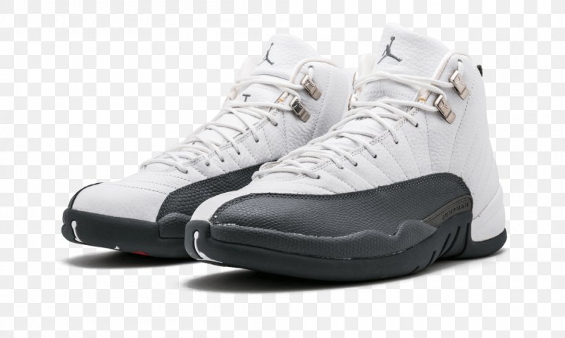 Air Jordan Retro XII Air Jordan 12 Retro Dark Grey/ Dark Grey/ Wolf Grey Nike Shoe, PNG, 1000x600px, Air Jordan, Air Jordan Retro Xii, Athletic Shoe, Black, Clothing Download Free