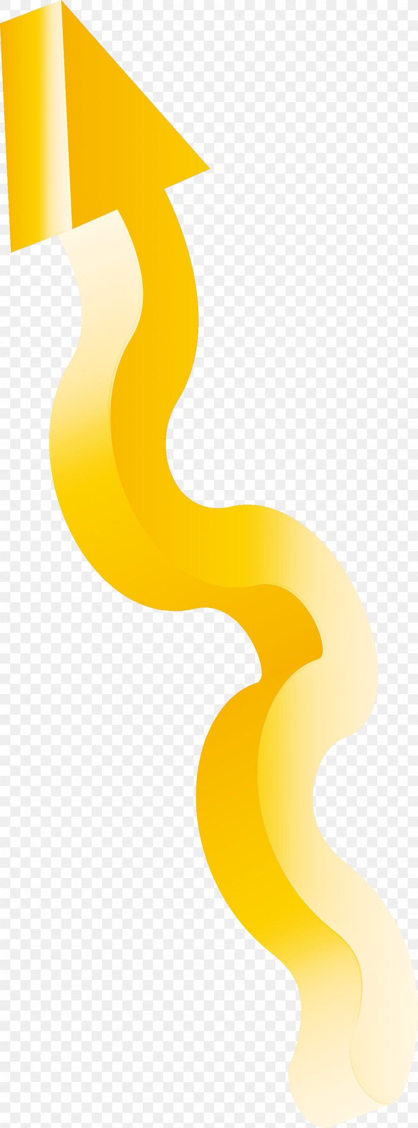 Arrow, PNG, 1113x3000px, Arrow, Line, Material Property, Symbol, Yellow Download Free