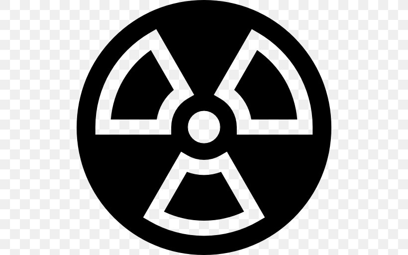 Nuclear Power Symbol, PNG, 512x512px, Nuclear Power, Area, Atomic Energy, Black And White, Brand Download Free