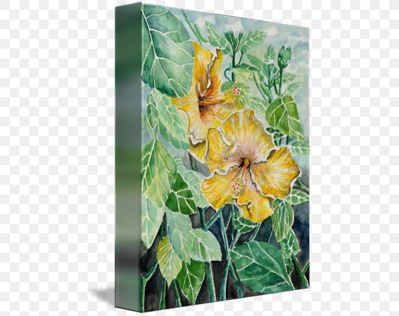 Flowering Plant Watercolor Painting Canvas Gallery Wrap, PNG, 465x650px, Flowering Plant, Canvas, Flower, Gallery Wrap, Kunstdruck Download Free