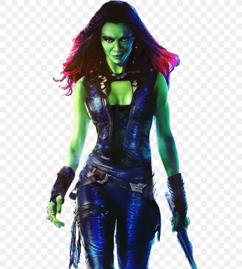Gamora Guardians Of The Galaxy Zoe Saldana Drax The Destroyer Nebula, PNG, 516x909px, Gamora, Avengers Infinity War, Chris Pratt, Drax The Destroyer, Fictional Character Download Free