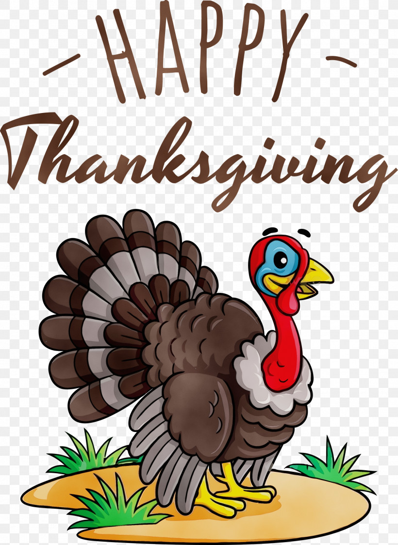Thanksgiving Turkey, PNG, 2187x3000px, Happy Thanksgiving, Cartoon, Drawing, Paint, Royaltyfree Download Free
