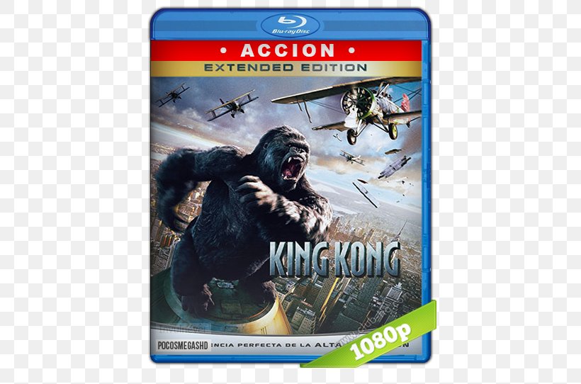 Blu-ray Disc Peter Jackson's King Kong Film DVD, PNG, 542x542px, 4k Resolution, Bluray Disc, Adrien Brody, Cinema, Dvd Download Free